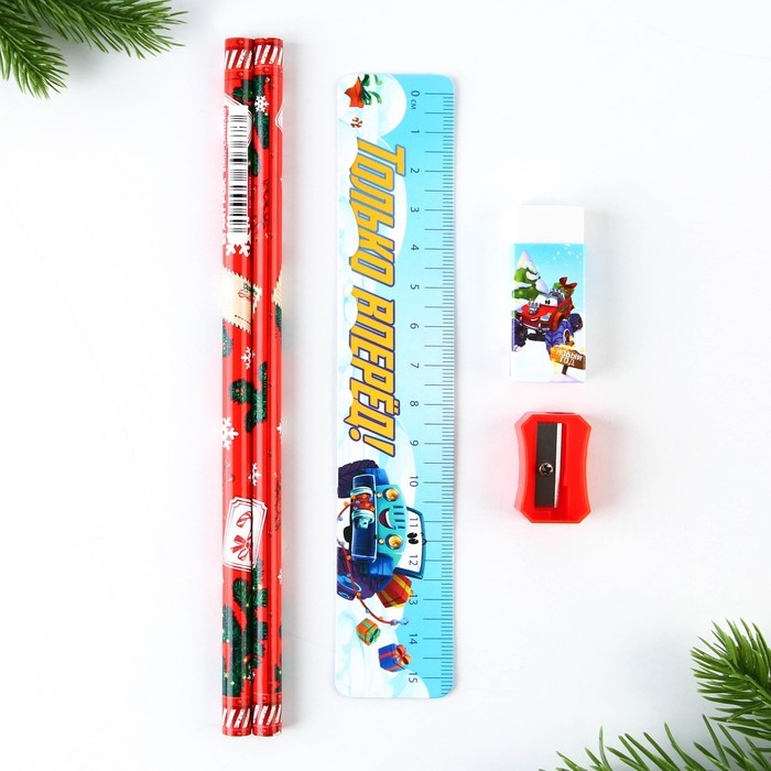 Подарочный набор новогодний «Врывайся в Новый год», 5 предметов Подарочный набор новогодний «Врывайся в Новый год», 5 предметов