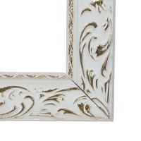 Рама для картин (зеркал) 30 х 30 х 4 см, дерево "Версаль", бело-золотая Рама для картин (зеркал) 30 х 30 х 4 см, дерево "Версаль", бело-золотая