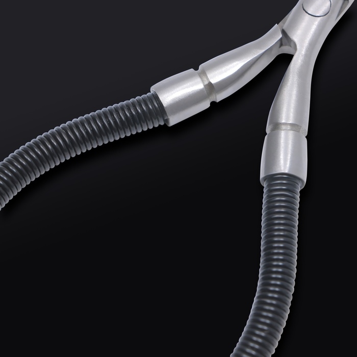 Кусачки маникюрные для кутикулы &laquo;Premium&raquo;, скрытая пружина, 11 см, длина лезвия - 6 мм, цвет серебристый/чёрный