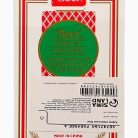 Карты игральные 54 шт Beer, карта 5.7 х 8.7 см, красная рубашка, 280 г