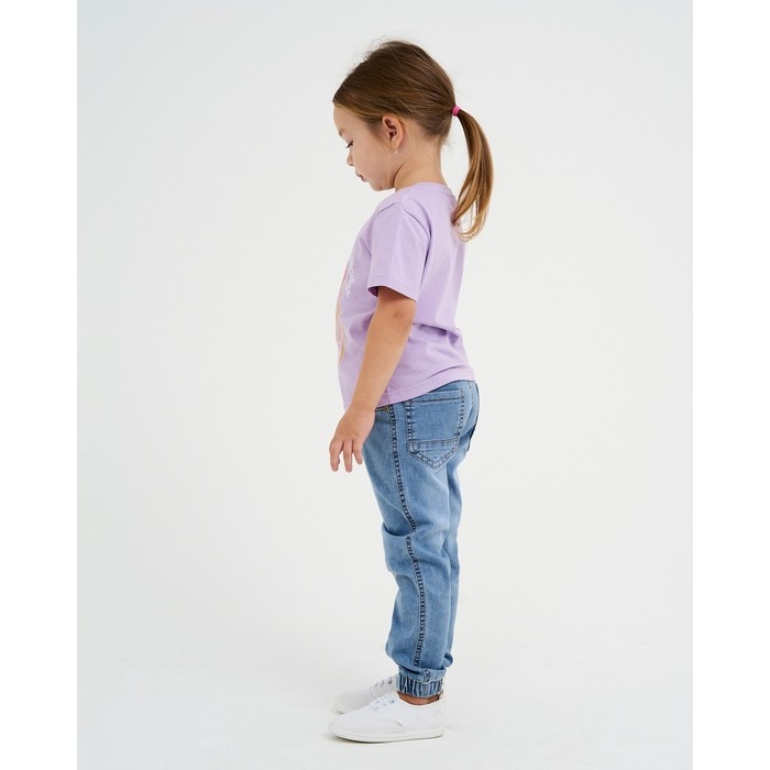 Футболка детская KAFTAN "Самая красивая" р.30 (98-104), сиреневый