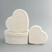 Набор коробок 3 в 1 сердца L：30x27,5x12 см M：25,5x23,5x10 см S:20,7x19,5x8 см