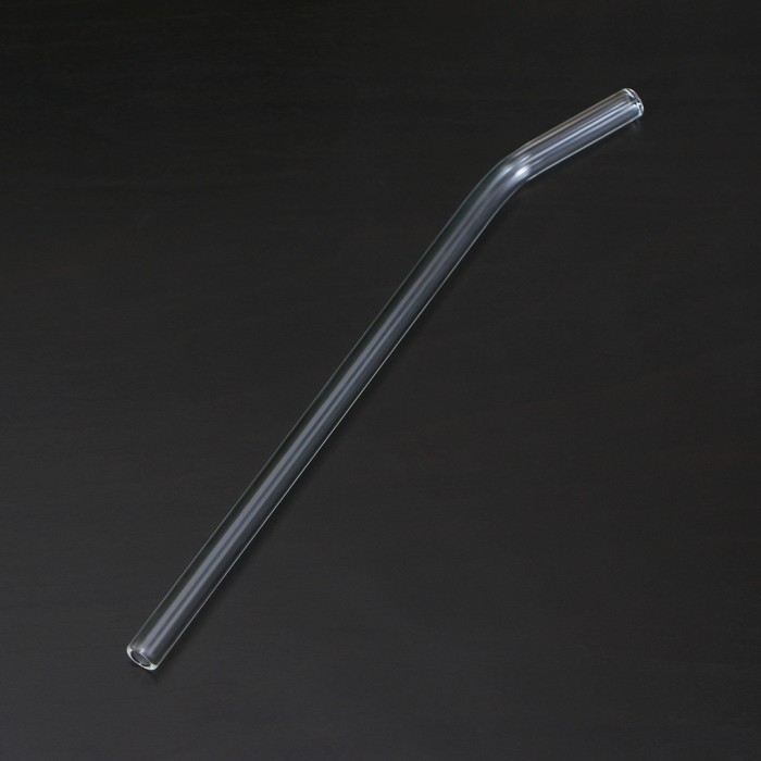 Стакан стеклянный с трубочкой &laquo;Эко&raquo;, 500 мл, 7,5&times;15,5 см