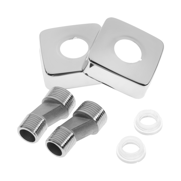 Душевая система ZEIN ZS-4, смеситель, тропическая и ручная лейка, латунь, хром Душевая система ZEIN ZS-4, смеситель, тропическая и ручная лейка, латунь, хром