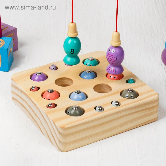 Игрушка развивающая &laquo;Рыбалка&raquo; 6 &times; 18 &times; 17 см