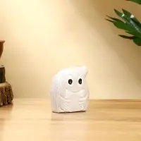 Набор сувенирный "Привидения" дерево H 12, 9, 7 см, цв. светло-серый