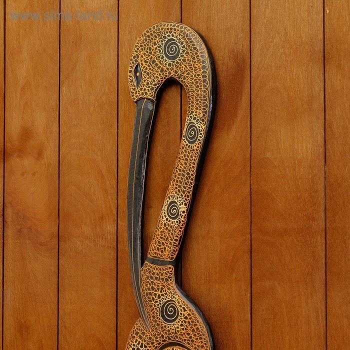 Панно настенное дерево "Аист"МИКС  95х13х1 см