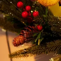 Венок фиброоптический &laquo;Новогодний&raquo;, d=50 см, 8 режимов