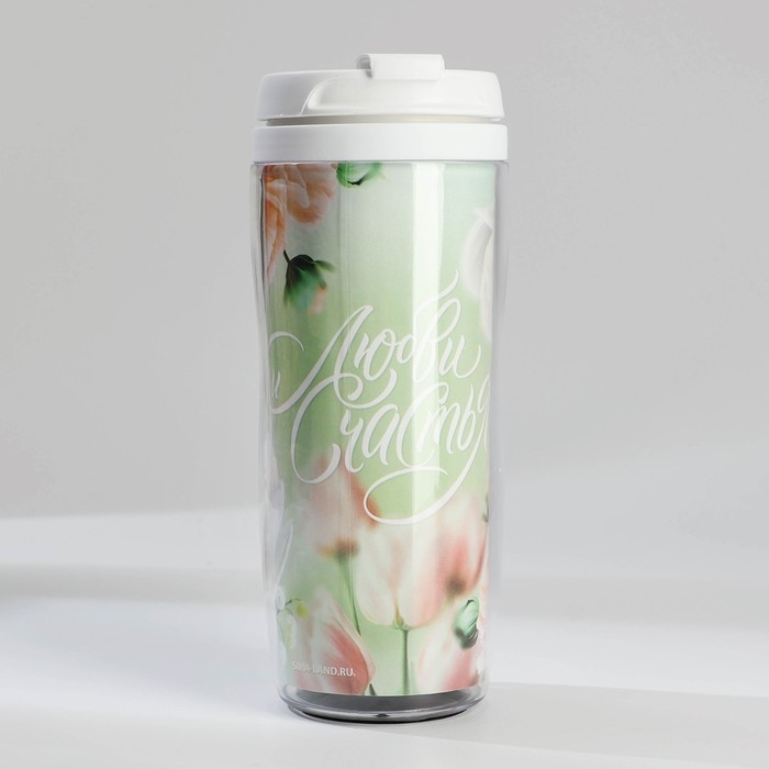 Подарочный набор ежедневник А5, 80 л. и термостакан 350 мл &laquo;С 8 марта&raquo;