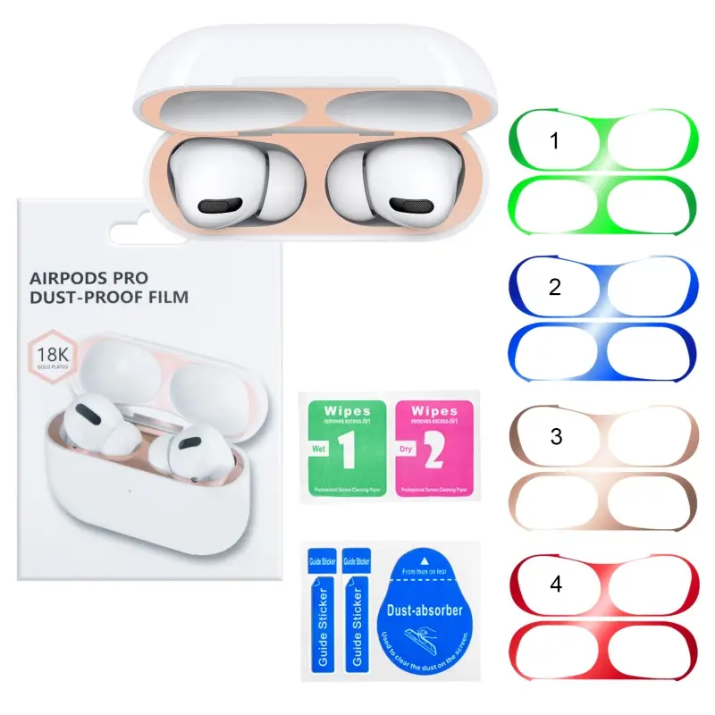 Наклейки вовнутрь наушников Airpods pro