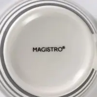 Набор кружек фарфоровых Magistro &laquo;Сильвер&raquo;, 4 предмета: 350 мл