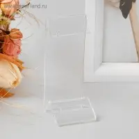 Подставка под серьги, кольцо, 4&times;4&times;9.5 см, оргстекло 1.5 мм