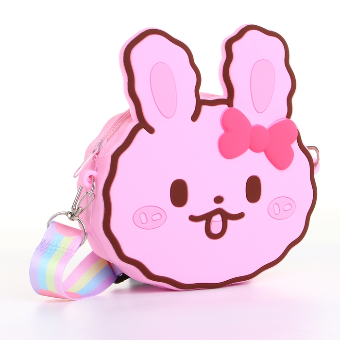 Сумка детская на молнии «Выбражулька», цвет розовый Сумка детская на молнии «Выбражулька», цвет розовый