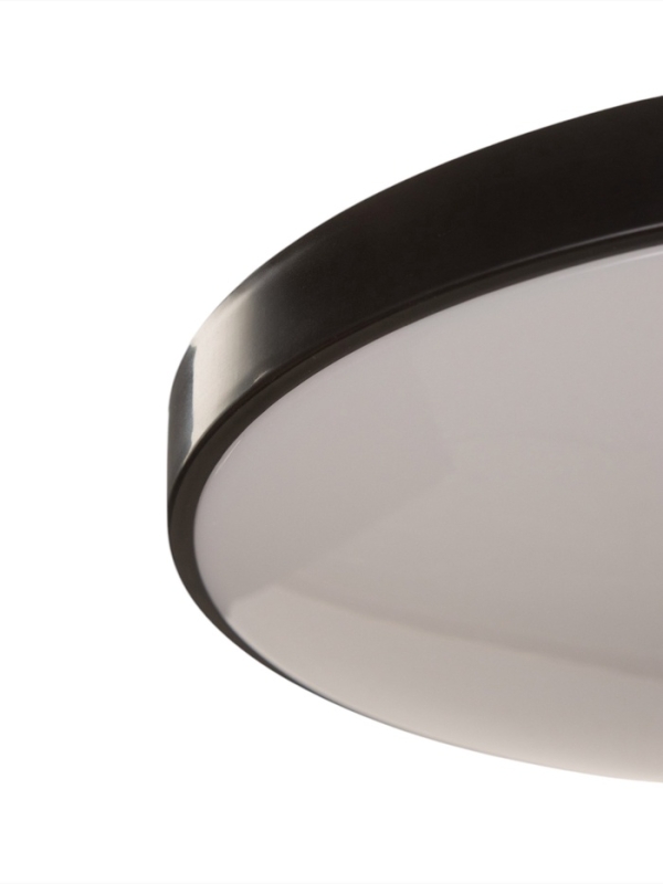 Светильник "Минимал" круг LED 18Вт 6500К (быстросъемный механизм) черный 23х23х5см