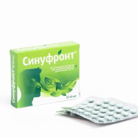 Синуфронт, облегчение дыхания, 50 таблеток по 165 мг Синуфронт, облегчение дыхания, 50 таблеток по 165 мг