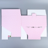 Коробка подарочная сборная, упаковка, &laquo;8 марта&raquo;, 30 х 23 х 12 см