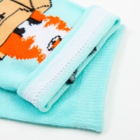 Носки женские &laquo;Лиса в коробке&raquo;, цвет мятный, размер 23-25