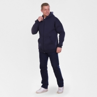 Толстовка мужская НАЧЁС, цвет серый, размер 48