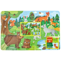 МАКСИ - пазл «Мамы и малыши», размер 50х33 см, 28 деталей, Крошка Я МАКСИ - пазл «Мамы и малыши», размер 50х33 см, 28 деталей, Крошка Я