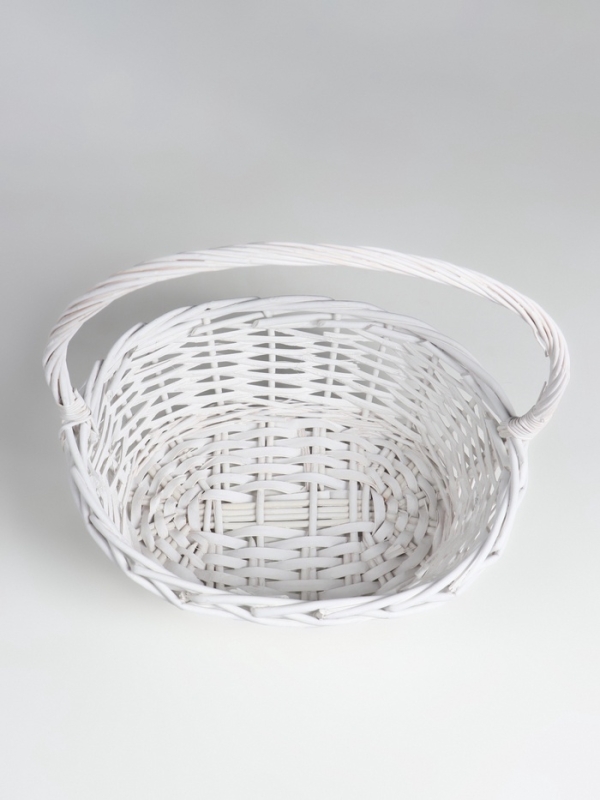 Набор корзин овальные 3 шт, L: 40х32 см, Н14 см, Н с ручкой 37 см.M: 34х26х12Hх33HHS: 29х21х11Hх28