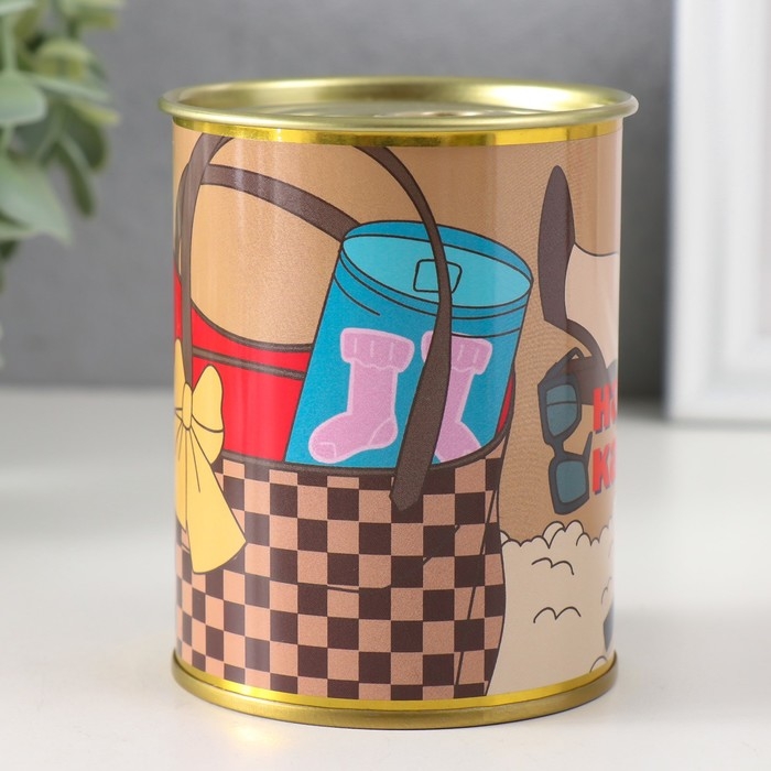 Подарочные носки в банке &laquo;На всех парах, на всю катушку&raquo;, (внутри носки женские, цвет белый)