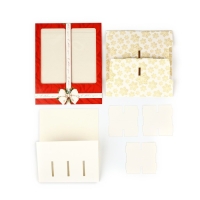 Коробка под 8 конфет и шоколад с ячейками &laquo;Новогодняя роскошь&raquo;, 18 х 18 х 4 см, Новый год