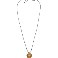 Портупея с кулоном &laquo;Сердечко&raquo; кожа, трансформер, цвет золото, 150 см