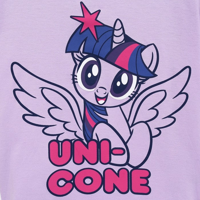 Футболка с длинным рукавом &laquo;Искорка&raquo;, My Little Pony, рост 110-116