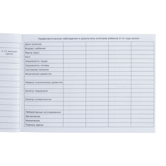 Медицинская карта ребенка Форма №112/у, 80 листов, Минни Маус