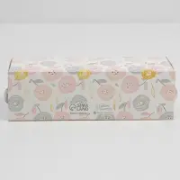 Коробка для макарун, кондитерская упаковка &laquo;Цветочки&raquo;, 5.5 х 18 х 5.5 см