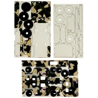 Конструктор деревянный &laquo;Бронемашина. Тигр&raquo;, 48 деталей