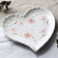 Тарелка керамическая &laquo;Летний день&raquo;, 19 х 18 см, цвет белый