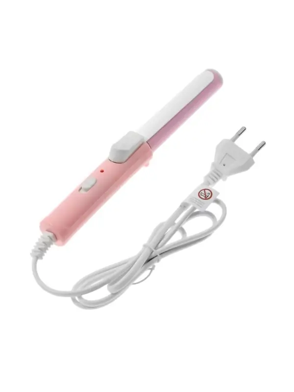 Плойка для волос Luazon LW-08, 25 Вт, керамическое покрытие, d=19 мм, сиреневая