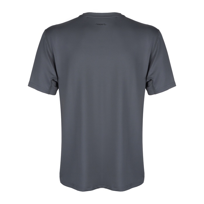 Футболка мужская Resport, р. 52, цвет серый, базовая, со вставками