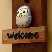 Панно "WELCOME" дерево 15х3х25 см