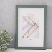 Фоторамка пластик "МИРАМ" 20х30 см, зелёный