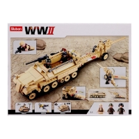 Конструктор Армия ВОВ &laquo;Немецкий БТР Sd.Kfz. 251 и пушка K18&raquo;, 460 деталей