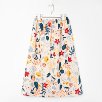 Полотенце для бани &laquo;Цветочное поле&raquo; женское парео, 80х150&plusmn;4 см, 100% хл, ваф. полотно, 160 гр/м2