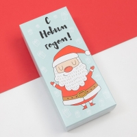 Набор новогодний женских носков "Санта" размер 36-39 (23-25 см), 5 пар 6