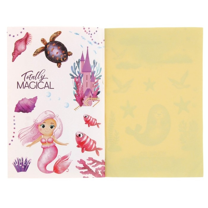 Наклейки детские в стикербуке «Морские жители», 8 листов, 12 х 18 см Наклейки детские в стикербуке «Морские жители», 8 листов, 12 х 18 см