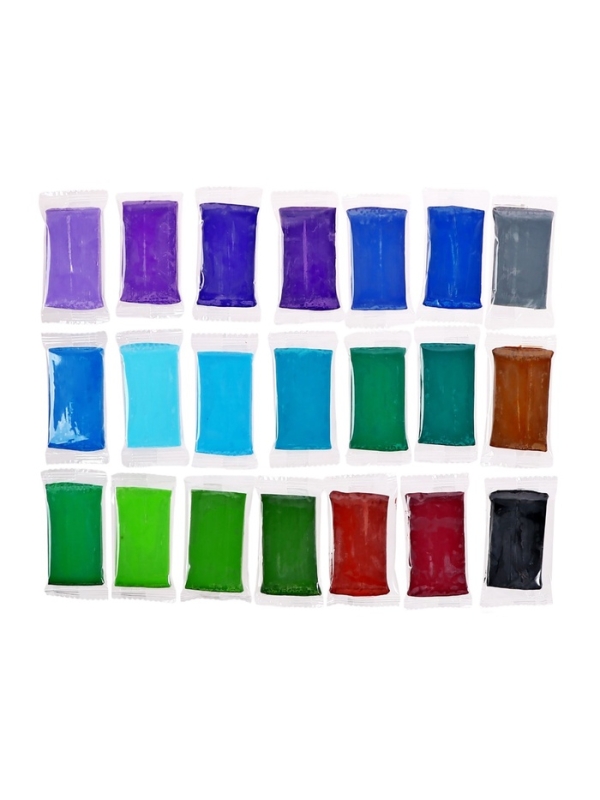 Набор глина полимерная запекаемая, 42 цвета по 20 г, с аксессуарами, в гофрокоробе