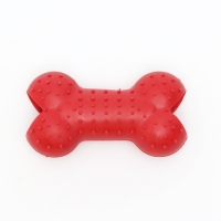 Игрушка жевательная "Кость малая", TPR, 8,5 см, красная Игрушка жевательная "Кость малая", TPR, 8,5 см, красная