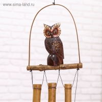 Музыка ветра «Сова», 83×20×4 см, бамбук, МИКС Музыка ветра «Сова», 83×20×4 см, бамбук, МИКС