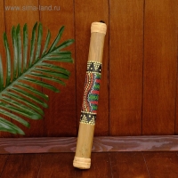 Сувенирный музыкальный инструмент "Посох дождя" 40 см МИКС