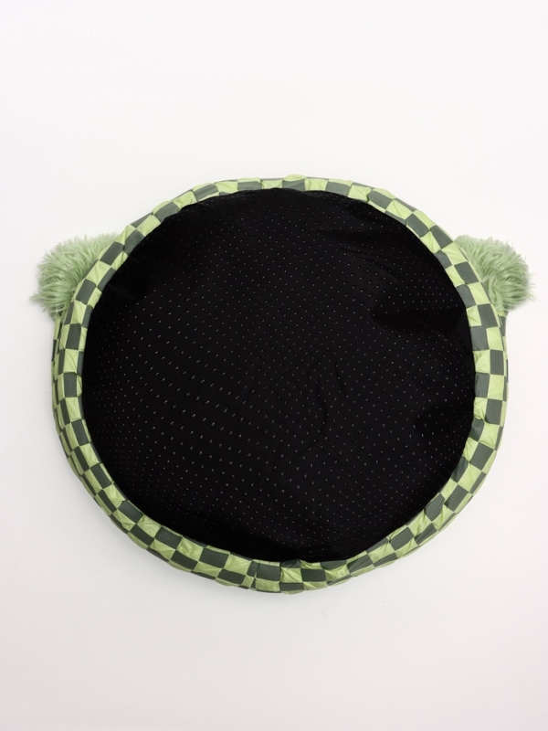 Лежанка для животных "Кокон", 40*40 см, зелёная