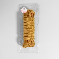 Шнур витой, d = 10 мм, 9 &plusmn; 1 м, цвет золотой