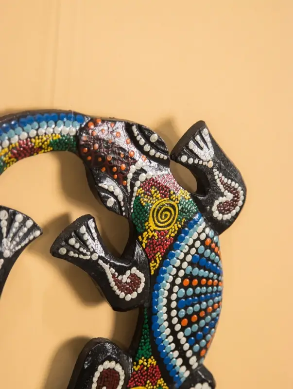 Панно настенное &laquo;Пара ящериц&raquo;, 33&times;33&times;1 см, МДФ, МИКС