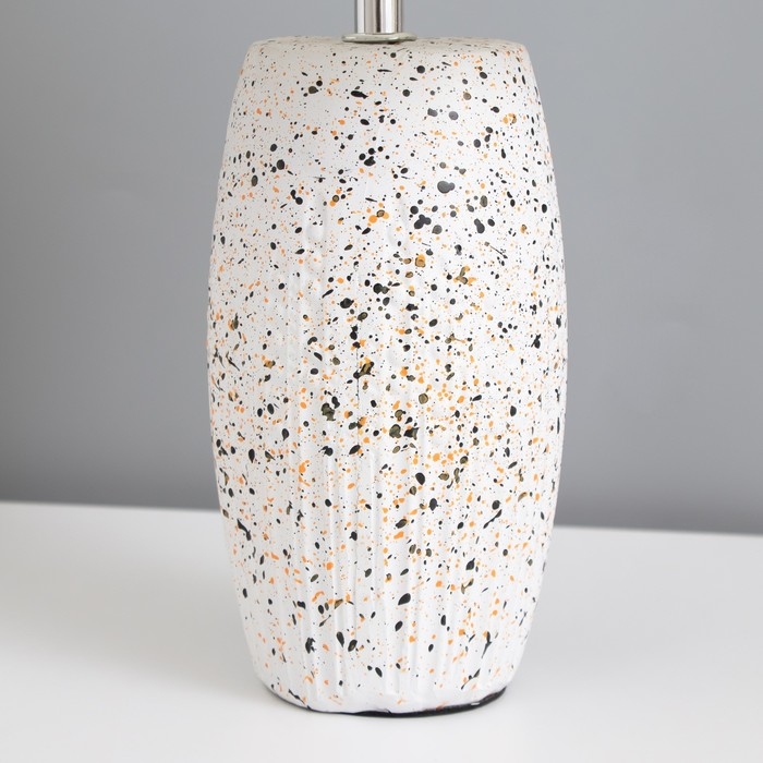 Лампа настольная "Дандан" 1х40Вт Е14 белый 20х20х34см