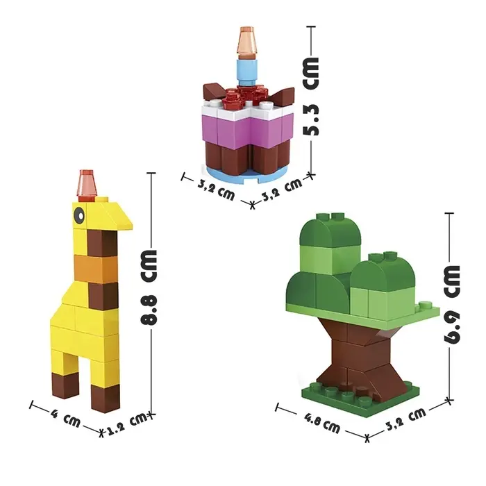 Конструктор "Большой набор для творчества", 900 деталей