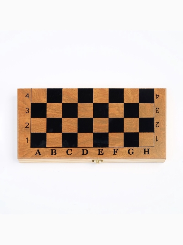 Настольная игра 3 в 1 "Цейтнот": шахматы, шашки, нарды, 24 х 24 см